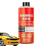 Konzentrierte Autowäsche, 500ml Deep Cleaning High Foaming Shampoo, Schäumende Autowäsche, Außen High Foaming Shampoo, Leistungsstarke Flüssigauto für Autos