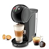 NESCAFÉ DOLCE GUSTO DeLonghi Dolce Gusto Genio S EDG226.A, Pod-Kaffeemaschine, inklusive 3 Stück, kompaktes Design, verstellbare Abtropffläche, 0,8 l, abnehmbarer Wassertank, 1470 W, Anthrazit