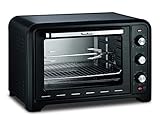 Moulinex ox485810 Backofen Optimo Schwarz 39 L Umluft dreht sich Brosche 2000 W