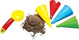 GOWI 558-41 Sandform Eiscreme, 5teilig im Netz, Sandkästen und Sandspielzeug