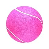 Gatuida aufblasbarer Tennisball Tennis Tennisball für Tennisball im Freien aufblasbares Tennis großer Tennisball riesiger Tennisball Rosa