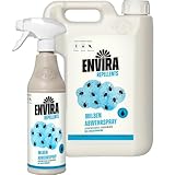Envira Milben Abwehrspray 500 ml + 2 Liter - Spray mit Langzeitwirkung gegen Milben & Hausstaubmilben - Milbenschutz für Matratzen - Mittel gegen Milben in der Wohnung (PT19)
