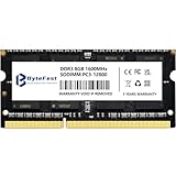 ByteFest DDR3 RAM 8GB 1600MHz SODIMM CL11 1.35V 204 Pin Gaming Arbeitsspeicher DDR3 für Laptop Speicher