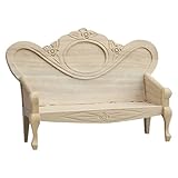 Puppenhäuser aus Holz, Sofa, Stuhl für Miniatur, Wohnzimmer, Dekoration, realistischer 1/12 Maßstab, Couchstuhl für Sammler, Puppenhäuser, Dekorationen