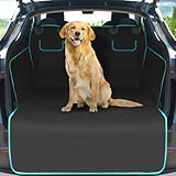 HQCM Kofferraumschutz Hund ladekantenschutz, Universal 185x105CM 900D Wasserdicht Kratzfest Kofferraum schutzmatte hundedecke mit Seiten- und Ladekantenschutz Kofferraumdecke für Auto, SUV, Van