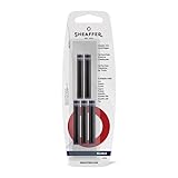 Sheaffer Skrip Füllfederhalter, klassische Tintenpatronen, Blau/Schwarz, 5 Stück pro Karte