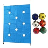 Hole Tarp Teambuilding-Übung | Outdoor-Spielset für Herausforderungen | Outdoor-Spiele für Teambuilding im Freien mit Leinwänden – ideal für Schule, Unternehmen und Training