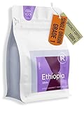 R COFFEE ROASTERY Äthiopischer Spezialitätenkaffee – Yirgacheffe Idido | Natural Process | Hell geröstet für Espresso | Grade 1 | 100% Arabica | Frisch geröstet (1000g, Äthiopien Idido)