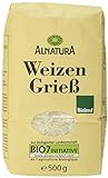 Alnatura Bio Weizengrieß, 6er Pack (6 x 500 g)