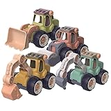 ifundom 4 Stück Spielzeugauto Fahrzeugspielzeug Auto Autos Autospielzeug Simulationsfahrzeuge -modellautos Autotransporter Fahrzeug Plastik