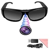 LXMIMI Sport Brillenkamera, Action Cam HD 1080P Sonnenbrille Sport Kamera Mini Action Kamera, Fahrrad Motorrad Video Kamera, unterstützt Foto/Video-Aufnahme