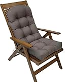 Adirondack Stuhlkissen Hochlehner Sitzkissen für Garten und Strandkorb 110x50 cm Bequemes und langlebiges Design