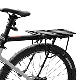 Fahrradträger hinten – Tragfähigkeit 25 kg zusammenklappbarer Gepäckträger für Mountainbike mit robusten Schnellspannwerkzeugen für den Transport von Gütern | Für Männer im Freien C