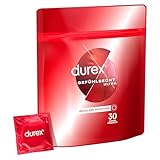 Durex Gefühlsecht Ultra Kondome – Extra dünne Spitze & mit Silikongleitgel befeuchtet – 30 Kondome (1er Pack)