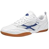 ZHENSI Tischtennisschuhe Herren Damen Indoor Sneakers Anti-Rutsch Leicht Atmungsaktiv Weich Für Kinder Erwachsene,Blau,37 EU