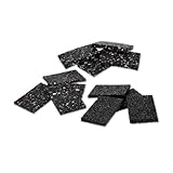 4X Alfa Ausgleichs-Pads 100 Stück 60 x 90 x 3 mm rutschfeste Terrassen-Pads unverrottbare Höhenausgleichpads