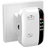 WiFi Extender Booster, WLAN Repeater Verstärker Bis Zu 5000sq.ft Mit Repeater/AP Modus, Long Range Amplifier Mit Ethernet Port Zu Allen Geräten, 1-Key Setup, Access Point