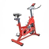 TechFit Fitnessbike Heimtrainer, 8kg Schwungmasse, 99 Widerstandsstufen, verstellbarer Sitz/Lenker, Puls-Sensoren, Tablet-Halter, bis 120kg, ergonomische Pedale, für Anfänger & Fortgeschrittene