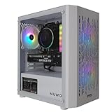 eXtremeBit Gaming PC Gaming Computer zusammengebaut, Prozessor Core i5-12400F, Grafikkarte RTX 3050 6 GB GDDR6, 16 GB RAM, 1 TB SSD, Win 11 Pro - Weiß