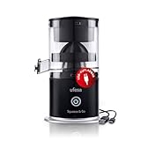 Ufesa Squeeze & Go, Zitruspresse Elektrisch mit USB-C wiederaufladbar, Tragbares, Orangenpresse, Zitronenpresse, Limettenpresse, 1500mAh Akku, 220 ml, BPA-frei