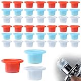 GUTERTOP 45 Stück Silikon Wasserhahn Dichtung, Silikondichtung, Silikon Rohmaterial Gürtel für Dreieckventile von Wasserhähnen