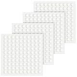 Giantree 400 Stück Elastikpuffer Transparent, 6×2mm Silikon Schutzpuffer Möbelpuffer Schutzpuffer Selbstklebend Schutzpuffer Anschlagdämpfer zur Verhindern Rutschen und Kratzer(6 × 2mm)
