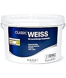 SCHULZ wir und die farben Wandfarbe weiss Innenfarbe hohe Deckkraft Klasse 1 - 10 Liter versandsicher verpackt