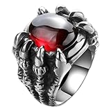 Holibanna Dragon Claw für Retro Gothic mit Edelstein Verstellbar für Tägliches Partys Besondere Anlässe