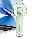 Fan mit Laptop-Ventilator – Fan von Mister persönlich tragbar – wiederaufladbarer Kühler mit 3 Geschwindigkeiten, elektrisches Kühlgerät für das Make-up im Freien