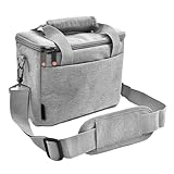 VBPBHFFNMW Gepolsterte Kameratasche stoßfeste Umhängetasche for zusätzlichem Regenschutz passend for Nikon Canon Sony Olympus Einsteck-Kameratasche for DSLR-SLR-Kameraobjektive Kameratasche(Gray)