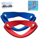 Civilizek Wasserliege, Grand Floats Float-N-Fold Wasserstuhl, Schwimmstühle for Pools for Erwachsene, 3-in-1-Schaumstoff-Sattelschwimmer, Faltbarer Schwimmliegestuhl