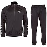 Kappa Herren 303307 Till Unisex Trainingsanzug, Black, Gr. L