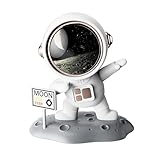 Zestivra Tragbarer Lautsprecher, Astronaut-Lautsprecher für Tische, 10 m Reichweite, wiederaufladbarer Akku, kabelloser Subwoofer für Camping, Wandern, Picknick und Schreibtisch