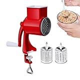 Manuelle Nussmühle | Küche Nüsse Grinder mit Griff | Nüsse Zerkleinerer, Nüsse Grinder, Käsereibe für Käse, Nüsse, Schokolade