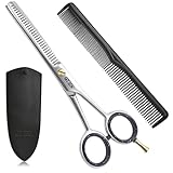 GTEX Effilierschere Friseur - Professionelles Ausdünnschere Haare - 6,5 Zoll Haarschneideschere - Hair Thinning Scissors - Haarschere für Männer, Erwachsene, Frauen