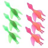 TOYANDONA 6er Set Dinosaurier Finger Schleuder Dehnbare Dinosaurier Für Perfekt Für Geburtstagsfeiern Und Mitgebsel Lustiges Für Jungen Und ädchen