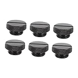 SOIMISS 6 Stück Teiliges Wasserkühlungs stopp Messing Stopfen mit Goldbeschichtung Korrosionsbeständig Kompakt und Leicht Ersatz für PC wasserkühlungssysteme Praktischer Wasserstopper