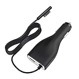 SUPERNIGHT Surface Pro Laptop Autoladegerät 42W 12V 2,58A für Microsoft Surface Pro 6 (5th Gen) 3 4, Book, Go - Mit 5V 2,1A USB-Anschlüssen für Schnelles Aufladen
