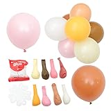 CIMAXIC 9 Sätze Geburtstag Luftballons Elektrische Ballonpumpe Bausätze Abschlussballons Gänseblümchen Party Ballonbogenband Quaste Hochzeitsblumenballons Latexballon Emulsion