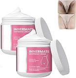 2 Stück Intimate Area Skin Whitening Cream, Intim Bleaching Creme, Underarm Whitening Products, Aufhellungscreme für Innere Oberschenkel, Aufhellendes Melanin für Dunkle Haut Repariert