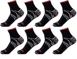 Tlynsnil Kompressionsstrümpfe für Damen und Herren 8 Paar, Kompressionssocken, Sportsocken, Plantarfasziitis, Fußgewölbeunterstützung,Laufen, Fitnessstudio, Anti-Müdigkeit