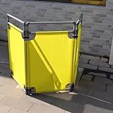 Robustes, erweiterbares mobiles Barrikadentor – Verkehrssperre mit PVC-Rohren für industrielle Sicherheit, leicht zu bewegen, ideal für Wartung und Veranstaltungen