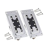 Tonabnehmer für Bassgitarre, 2-reihig, 8-Loch-Tonabnehmer, Chrom, 4-saitig, Humbucker-Set, Hals-Brücke, Doppelspule