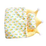 Bettwäsche-Set für Puppenbett, komplettes Set für Puppenbett mit Kissen und Decke, Rollenspiel, Dekoration für und Mädchen