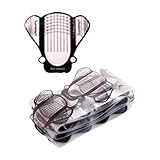 100 Stück Nagelform-Papier, praktische selbstklebende Maniküre-Trainingsbedarf, stilvolle Nagelkunst-Erstellung für jeden Anlass, Nagelkunst-Vorlagen