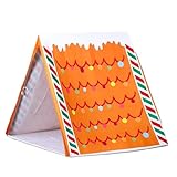 -Weihnachtszelt – abnehmbares Indoor-Spielhaus, Urlaubs-Winterzelt für Kinder, Robustes, leichtes Design, lustiges interaktives Spielzubehör, Premium-Nutzung im Wohnzimmer auf dem Bauernhof,