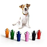 Haustier-ID-Tags für Katzen, kleine Hunde,Welpen,Kapselform, leise, geräuschlos, wasserdicht, für Hundeausweis, keine öffentlichen Informationen, Adress-Namensschild