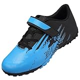VLOOKST Fußballschuhe Jungen Kunstrasen Fussballschuhe Kinder Trainingsschuhe Mädchen Sneaker Sportschuhe Indoor Outdoor Turf Football Schuhe Unisex Blau Gr.30