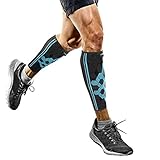 bonmedico Waden kompression fur Damen & Herren, Wadenbandage Kompression zur Entlastung, Wadenwärmer Stabilisierung 2er Pack, L