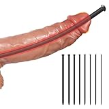 Dilator Harnröhre 8er Set,Harnröhren Dilatatoren Männer,Katheter Harnröhre Mann,Dilator Harnröhre Penisplug,Plug Sexspielzeug Set,Dilator Harnröhre Silikon,Sex Spielzeug für die Männer (Schwarz 8pcs)